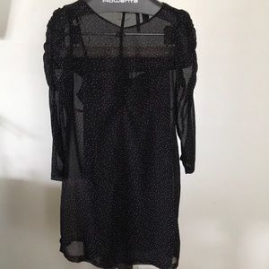 Ruffled Sleeves Mango Dress